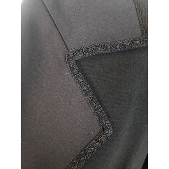 Vintage‎ St John Griffith Gray Black Wool Pocket Blazer Jacket Longline 8 NWT - Picture 12 of 15